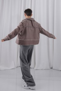 Unisex Süs Dikişli Rahat Kesim Özel Tasarım Pantolon